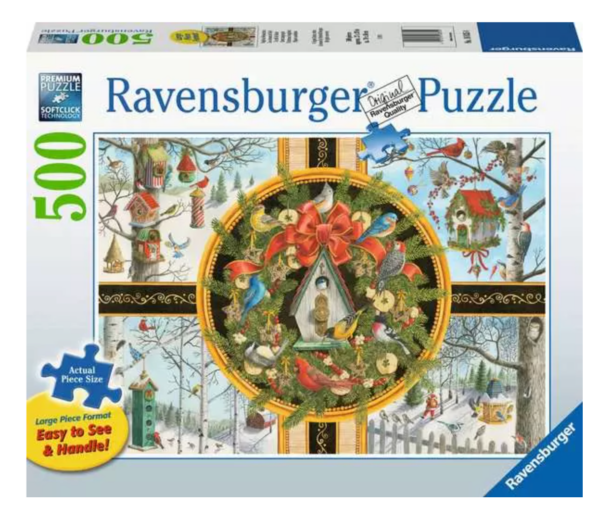 500pc Large Format Christmas Songbirds Puzzle