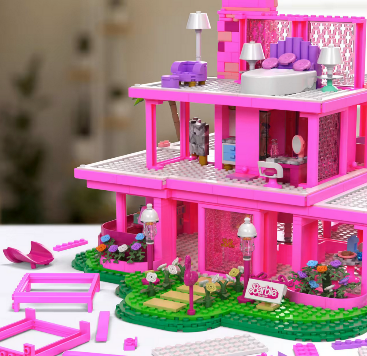 Mega Bloks - Barbie Maison De La Plage à Construire - Avec Figurines Barbie Et Nikki, Accessoires De Fête - 4 Ans Et Mega Bloks - Barbie Maison De La Plage à Construire - Avec Figurines Barbie Et Nikki, Accessoires De Fête - 4 Ans Et