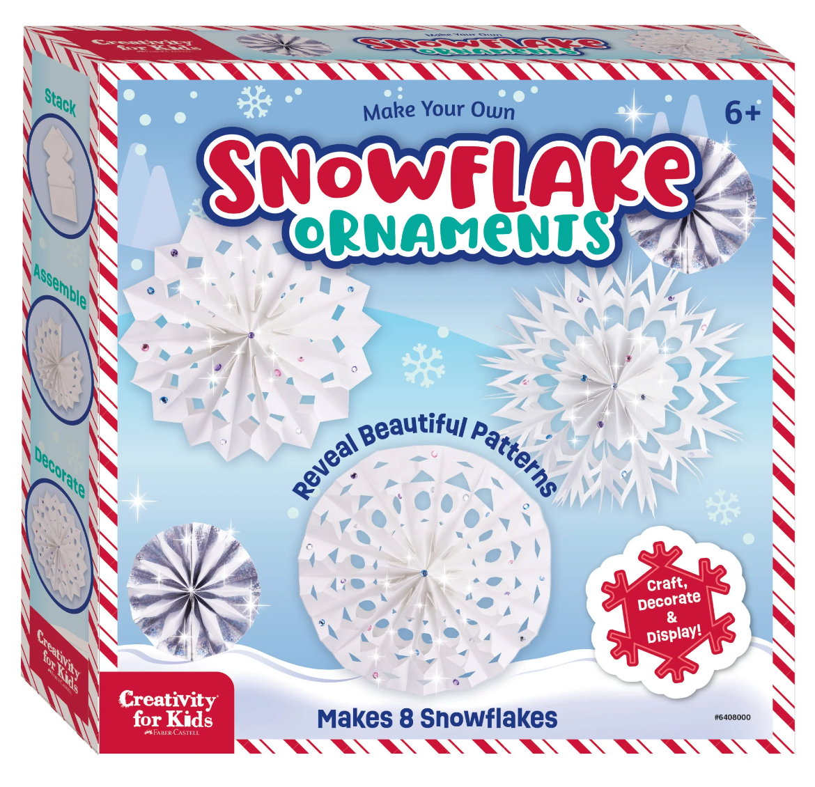 Make Your Own Snowflake Ornaments