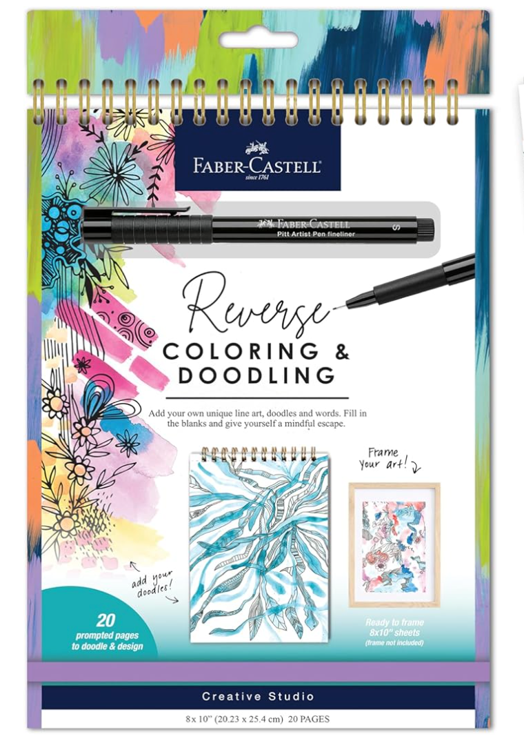 Reverse Coloring & Doodling | Brights