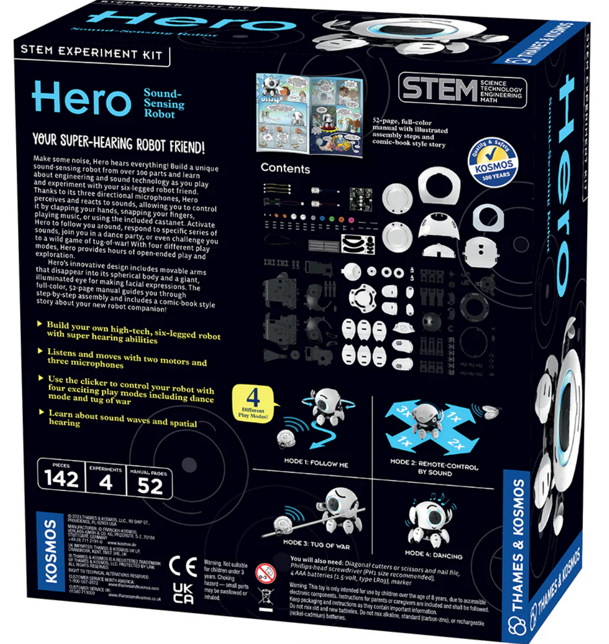 Hero: Sound Sensing Robot