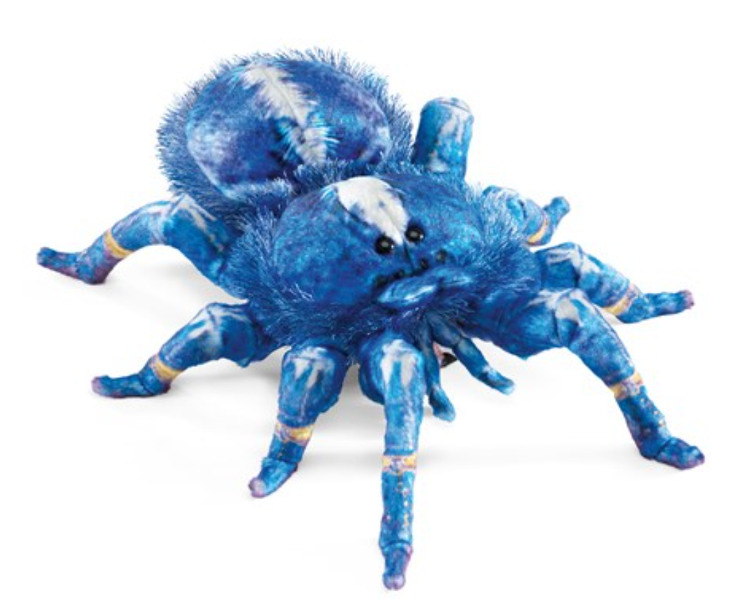 Blue Tarantula Spider Puppet