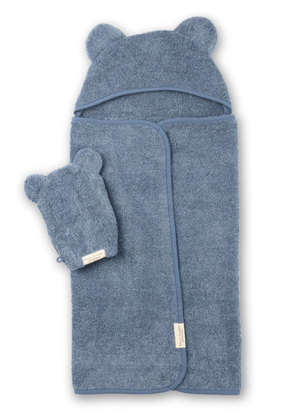 Hooded Towel + Wash Mitt Set | Rain