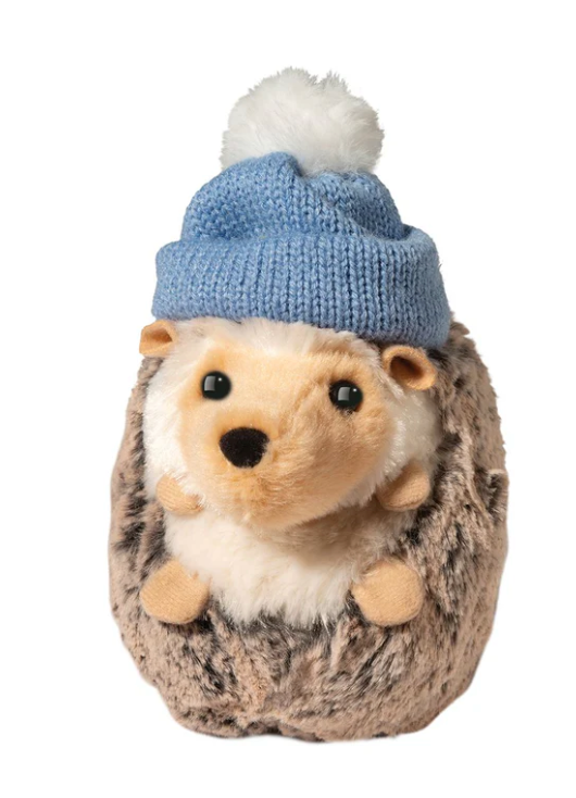 Hedgehog Spunky in Winter Hat