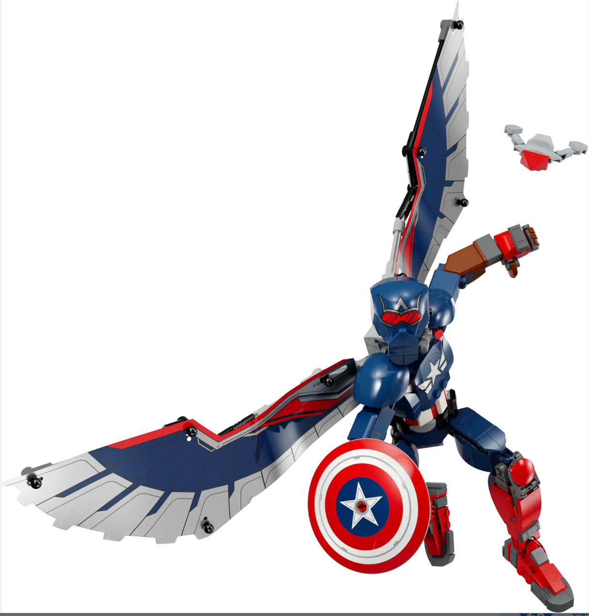 Super Heroes Marvel New Captain America Construction Figure