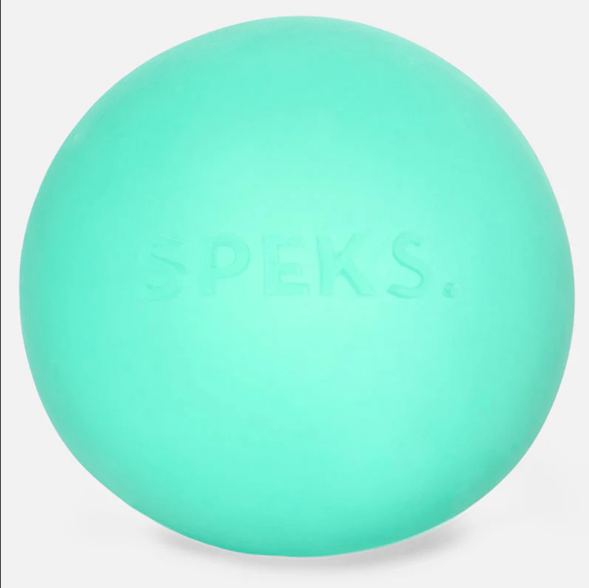 Speks. Gump Jumbo Sea stress ball in teal with soft outer shell and gooey gel filling, perfect for squeezing and bouncing back.