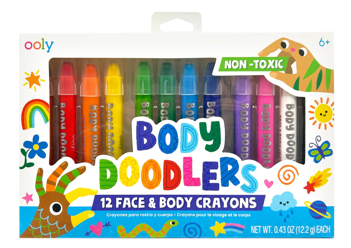 Body Doodlers Face & Body Crayons