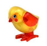 Z Wind Ups | Chick Cluck is a bright yellow and red wind-up hopping chicken toy with playful details.