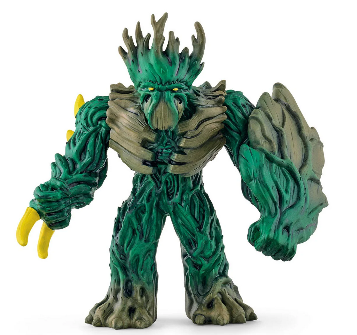 Jungle Emperor figure with tree-like branches and shield arm from schleich® ELDRADOR® theme world for imaginative play.