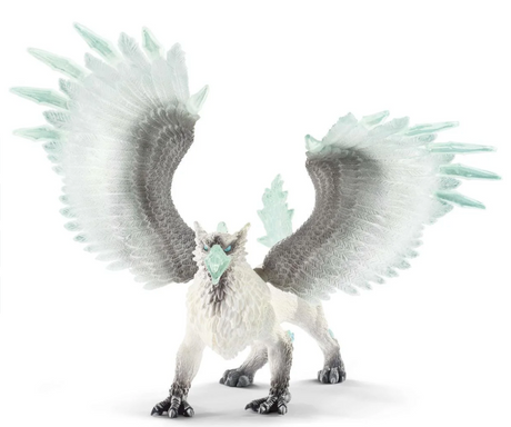 Ice Griffin figure with large icy wings, sharp claws, and fierce stance ready to defend against enemies.