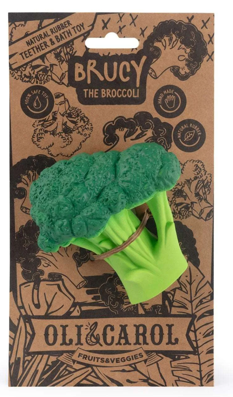 Natural Teether | Brucy the Broccoli