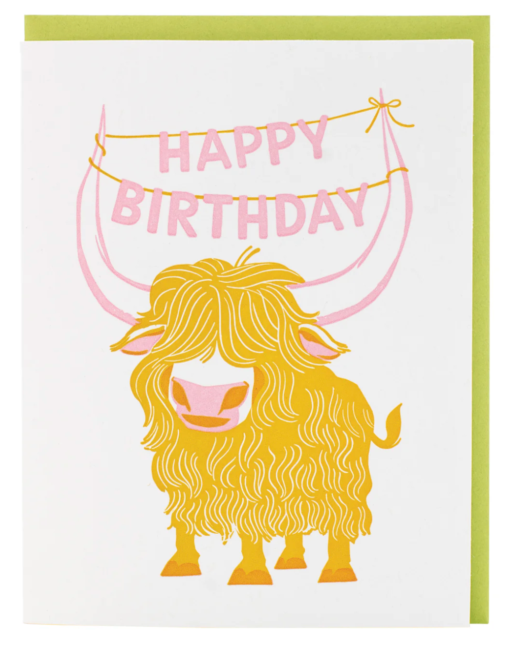 Happy Birthday Yak Card