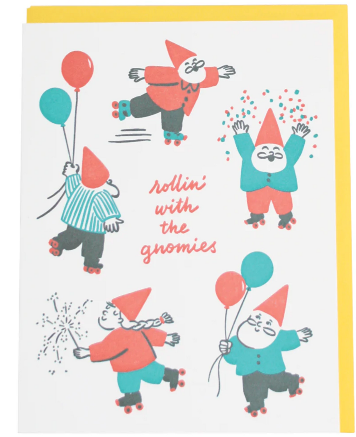 Gnomies Birthday Card