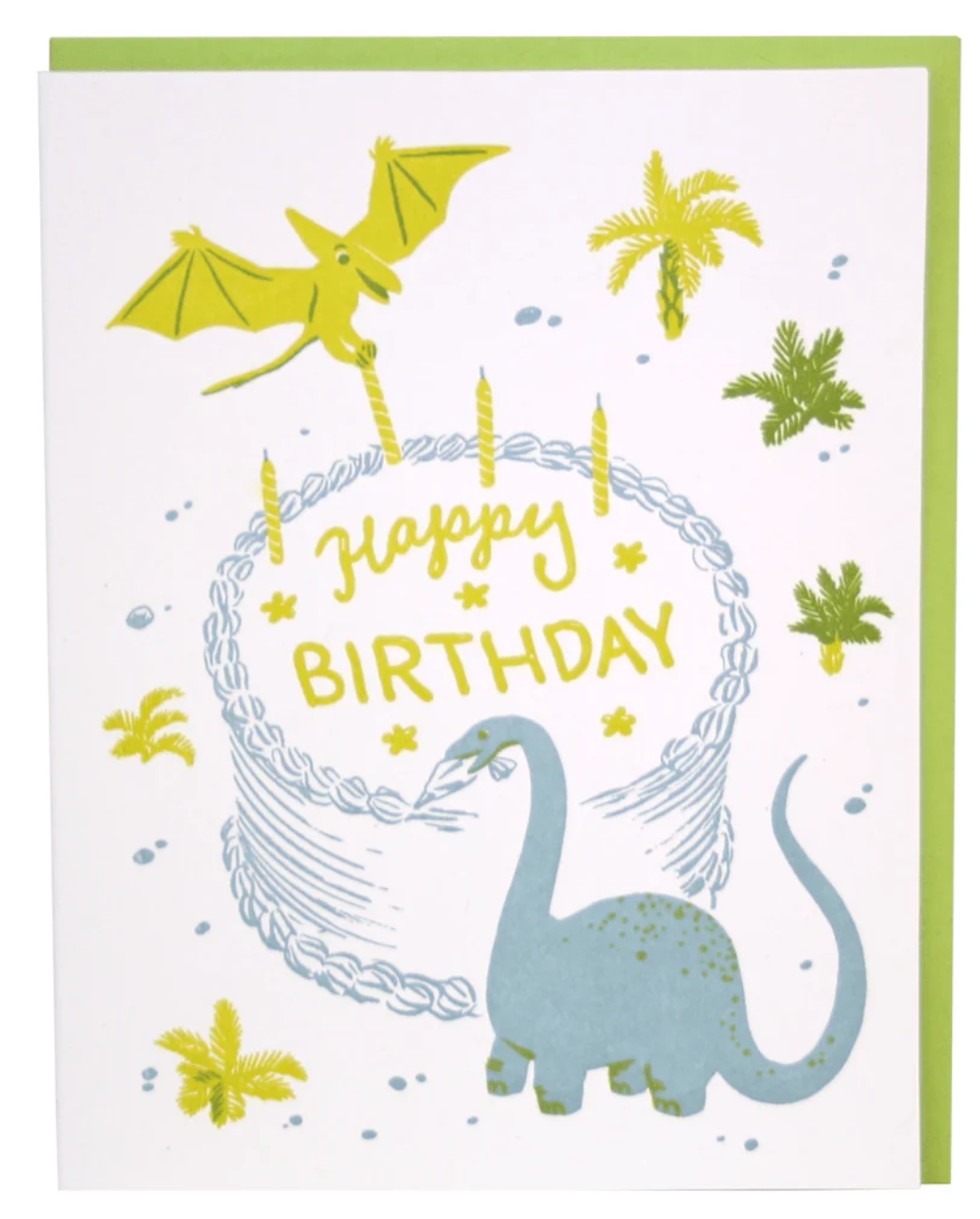 Dino Bakers Birthday Card