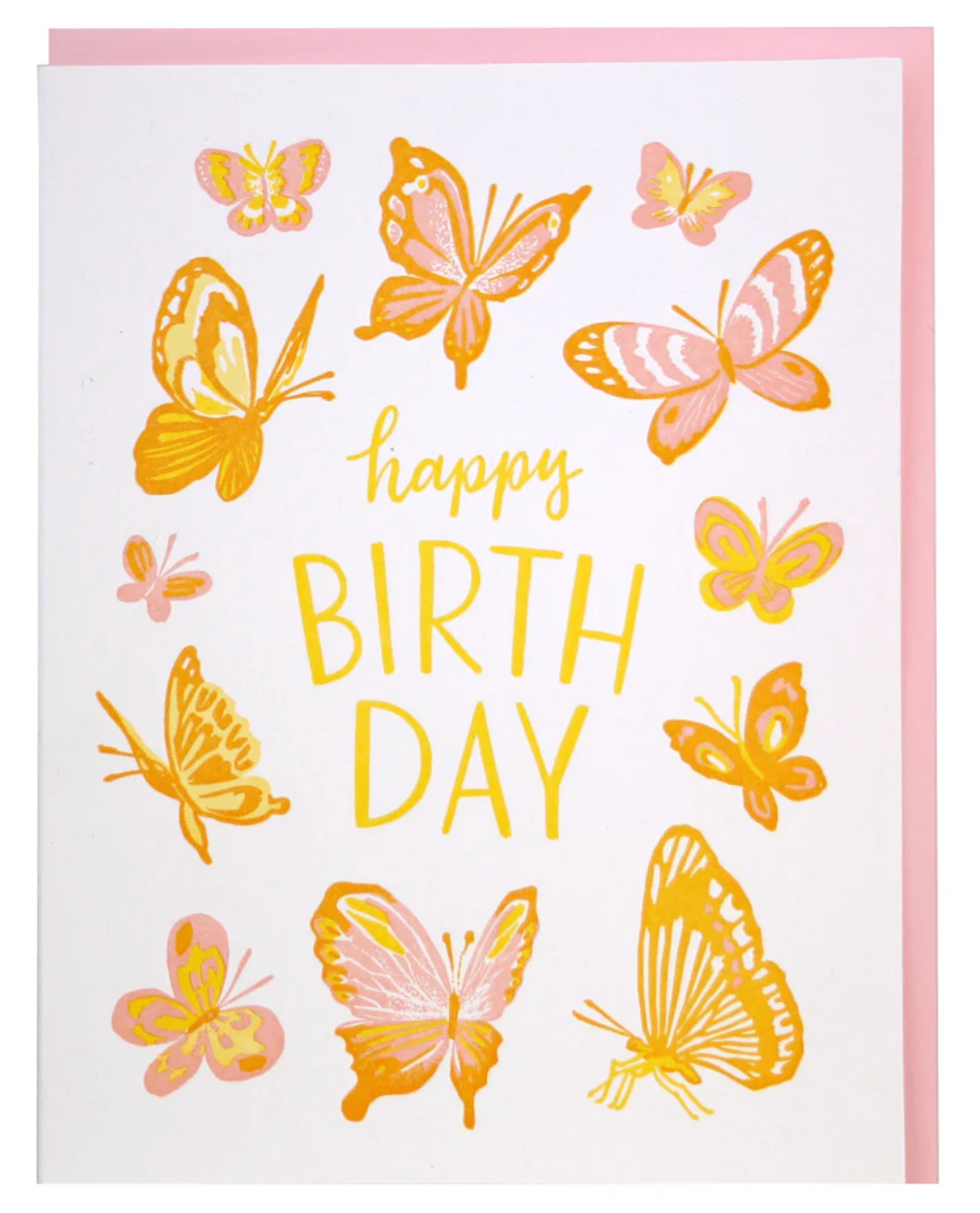 Happy Birthday Butterflies Card