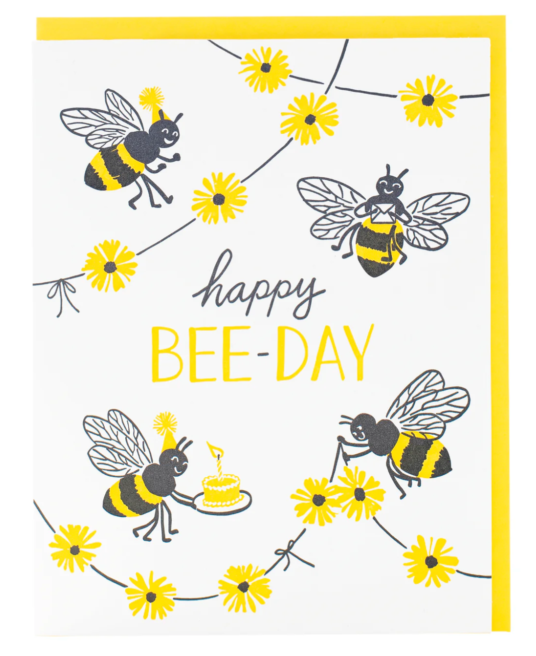 Happy Bee-Day Birthday Card