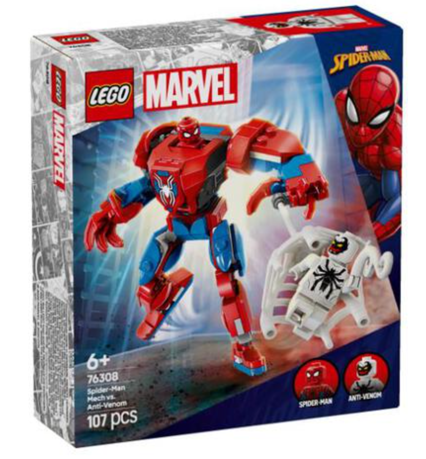 Super Heroes Marvel Spider-Man Mech vs Anti-Venom