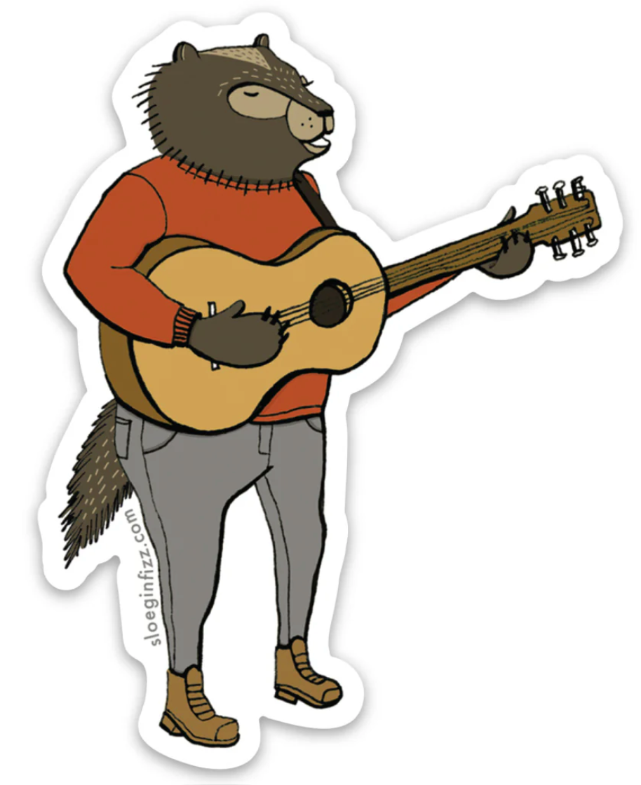 Wolverine Guitar Sticker