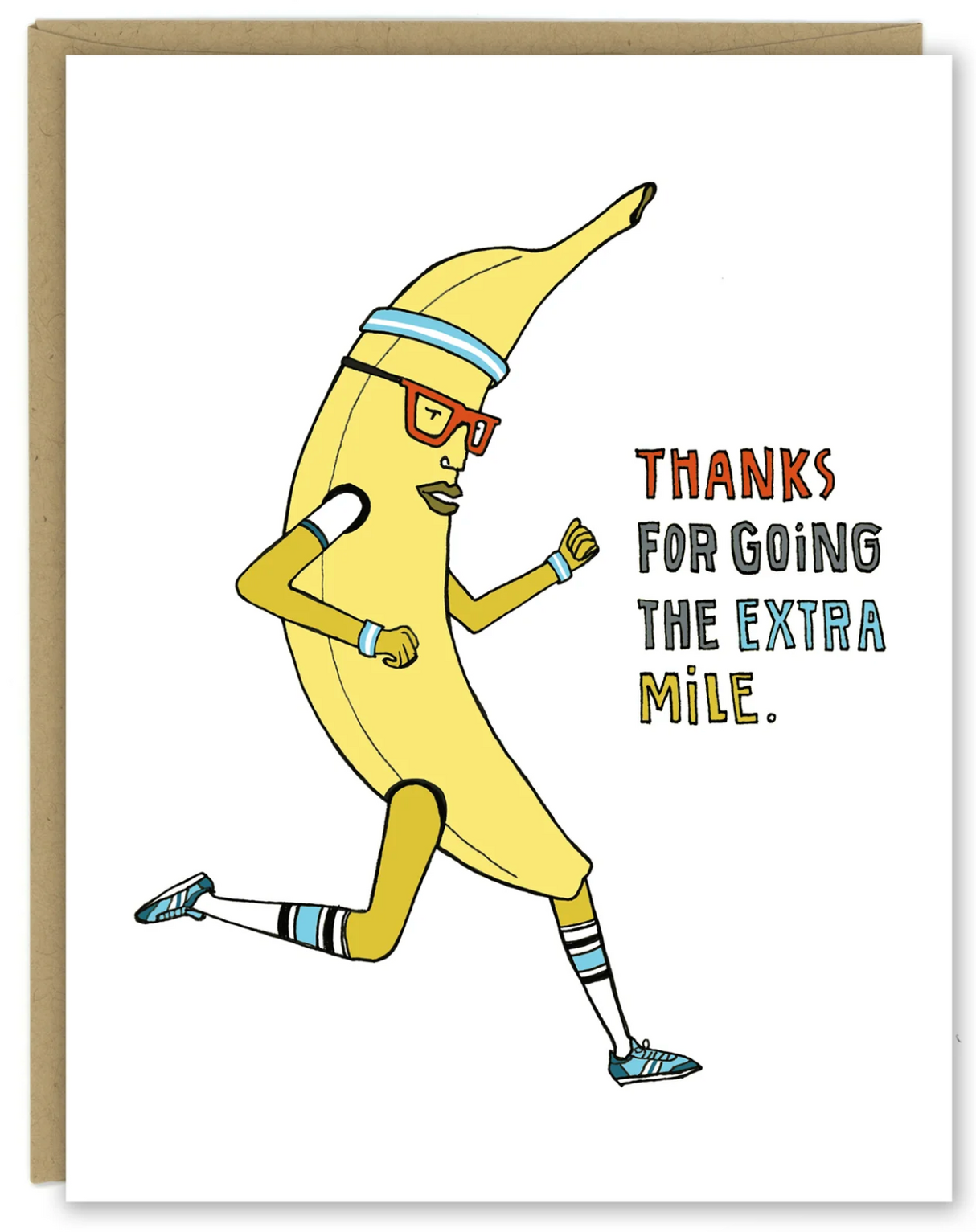 Banana Man Thank You Card (for the bananas)