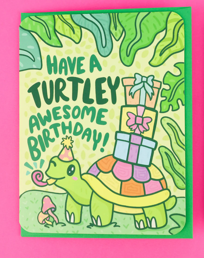 Turtley Awesome Birthday Card