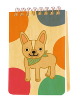 Mini Wood Notebook | Dotty Doggy