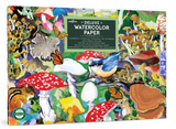 Watercolor Pad | Mushroom featuring poisonous mushroom illustrations with vibrant colors on high-quality watercolor paper.