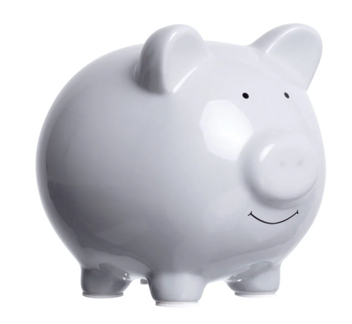 Ceramic Piggy Bank | Grey