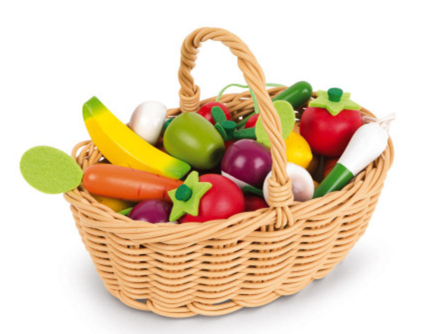 Wooden Fruit & Vegetables Basket