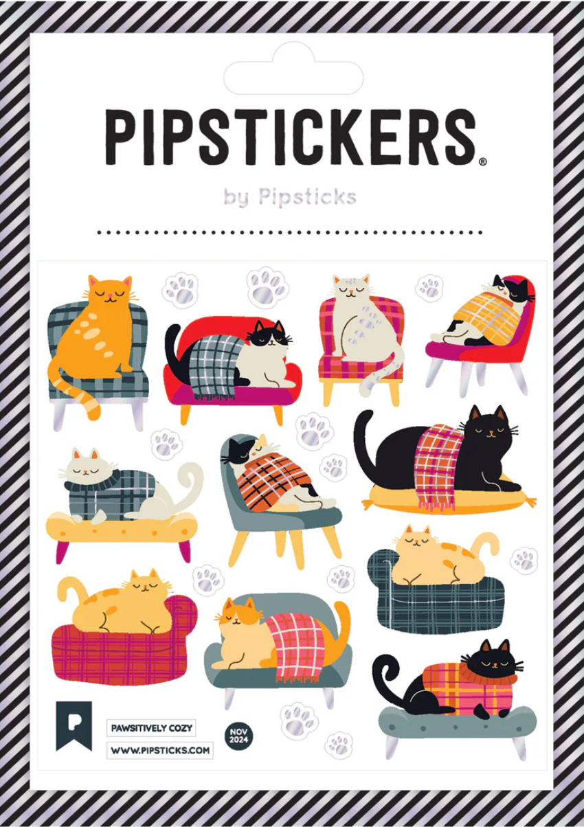 Pawsitively Cozy Stickers