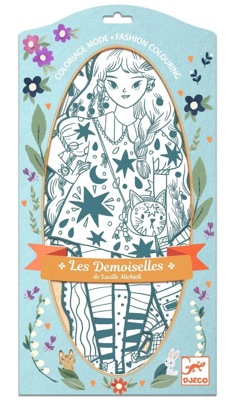 Les Demoiselles Fashion Coloring | Angele & Friends