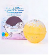 Bath Bomb | Swimmer Shimmer with biodegradable glitter and surprise inside inspired by nostalgic bath time fun.