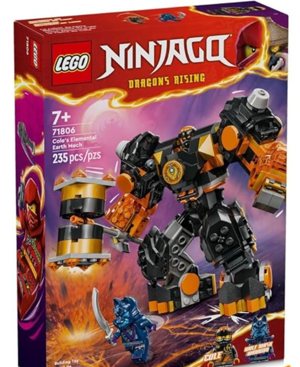 Ninjago Cole's Elemental Earth Mech