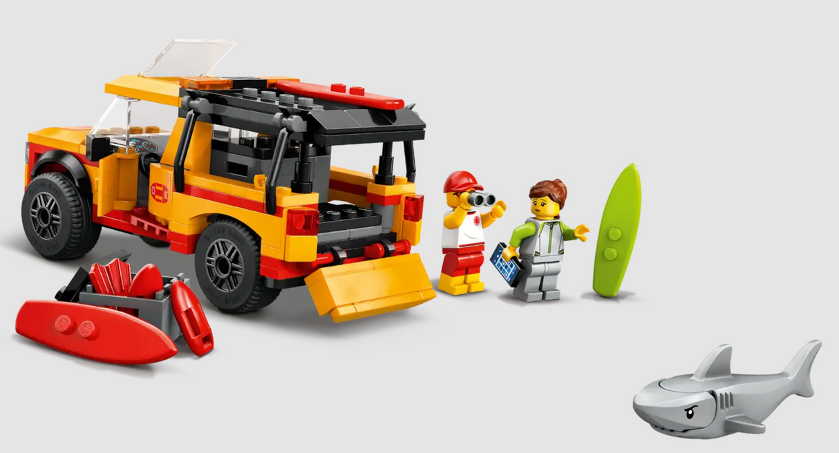 City Lifeguard Beach Rescue Truck