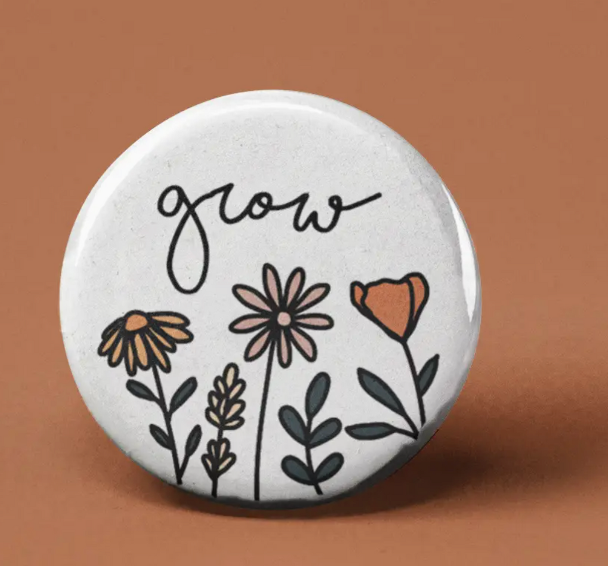 Button | Grow Flowers