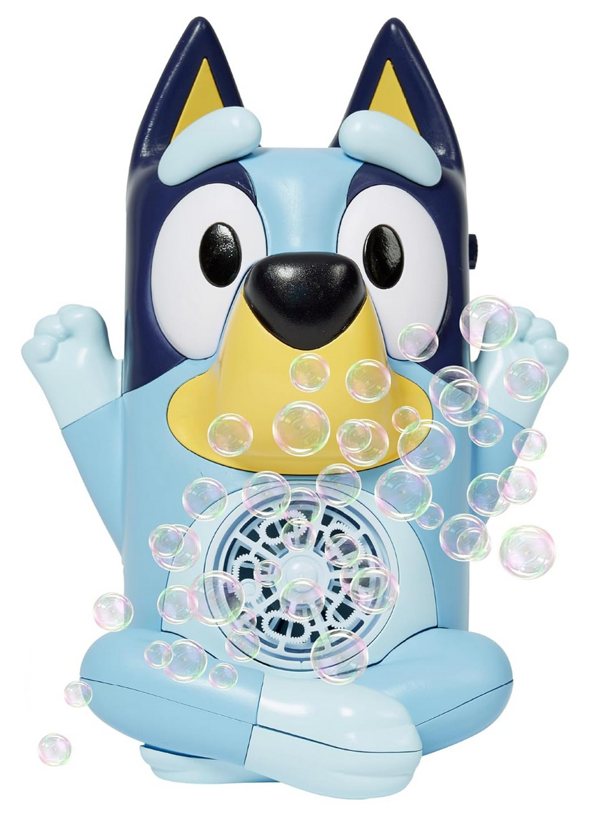 Bluey No-Spill Musical Bubble Machine