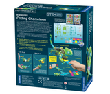 My Robotic Pet: Coding Chameleon STEM kit with color sensor, gesture control, and realistic articulated robotic reptile model.