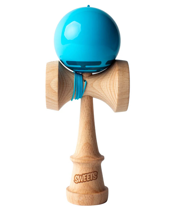 Kendama Prime Radar | Blue with wooden BOOST ken, sticky clear coated tama, and matching blue string for improved grip and control.
