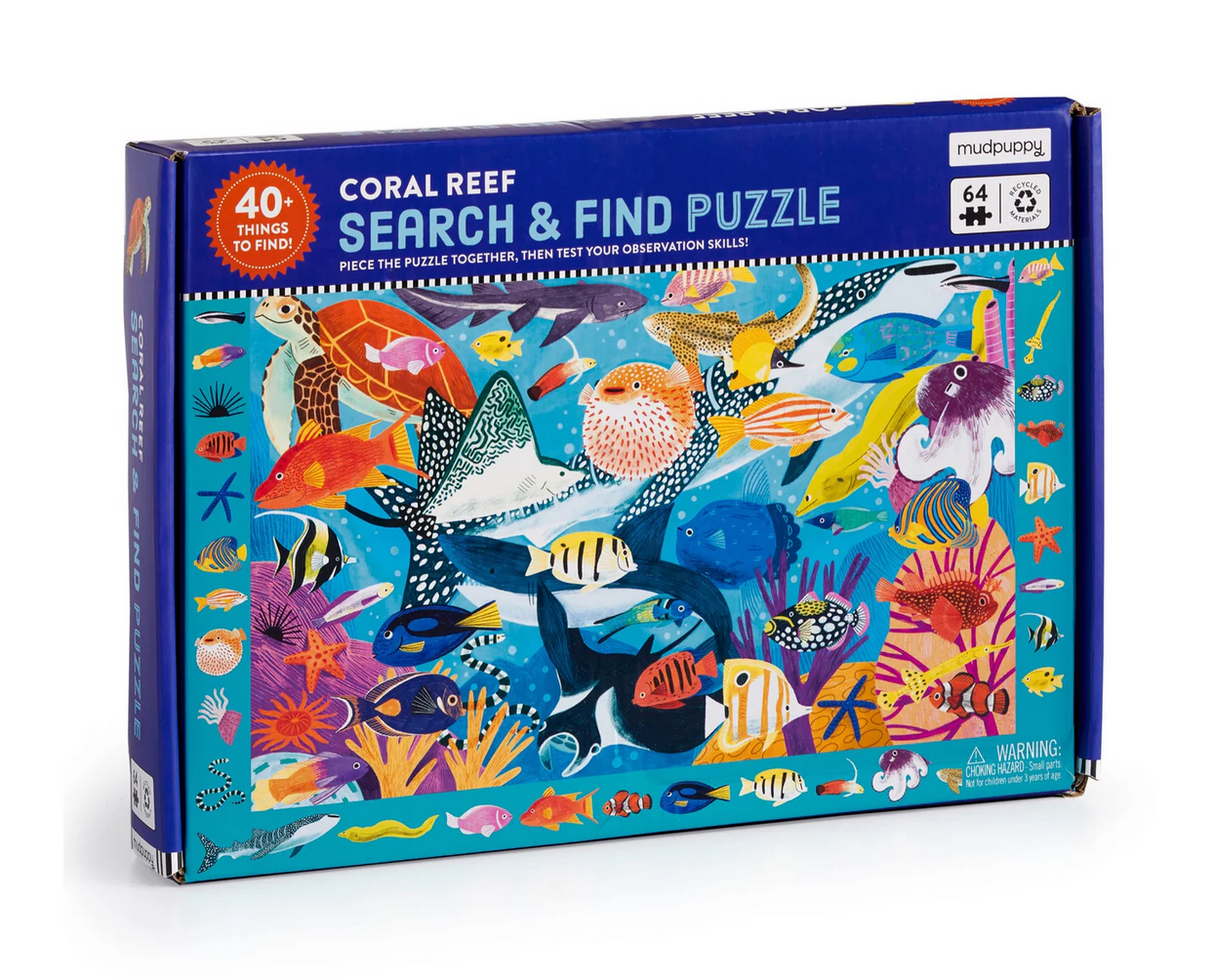64pc Coral Reef Search & Find Puzzle