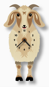 Wood Pendulum Clock | Goat Greta