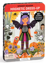 Spooky Season Magnetic Dress Up with 45+ magnets, mix and match Halloween costumes, fun for kids 4 and up.