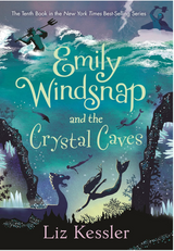 Emily Windsnap and the Crystal Caves book cover showing underwater scene with mermaid and sea creatures.