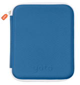 Yoto Card Case | Blue Bird soft zipper folder for storing up to 64 Yoto Cards with angled pockets and ring binder.