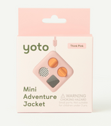 Yoto Mini Adventure Jacket | Think Pink silicone carry-case with wrist lanyard to protect and personalize your Yoto Mini.