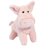Soft and cuddly plush toy Peter the Pig with a round snout and curly tail Muzzles | Pig Peter for kids aged 3+