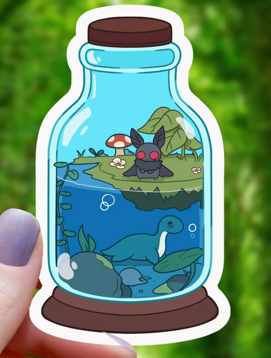 Cryptid Terrarium Sticker β Treehouse Toys