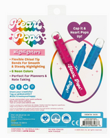 Heart Pops Neon Highlighters