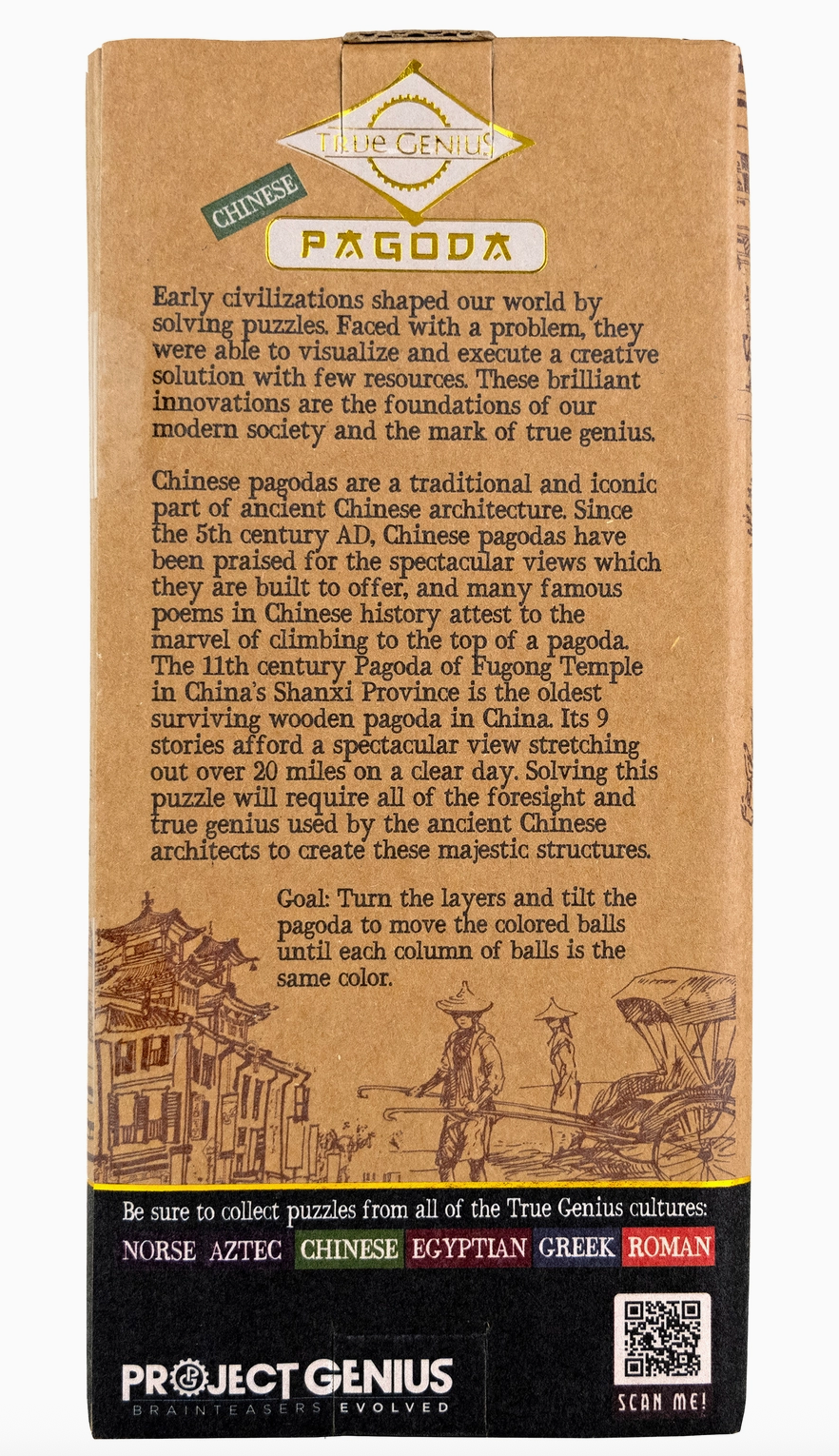 True Genius | Chinese Pagoda Puzzle