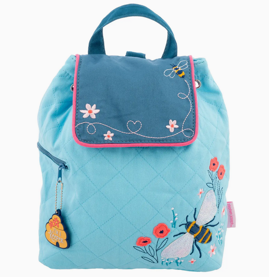 Quilted Backpack | Bee