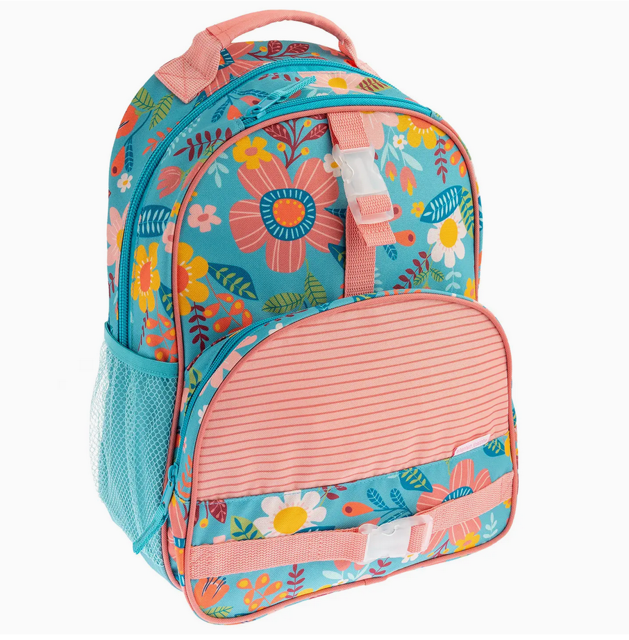 All Over Print Backpack | Turquoise Floral