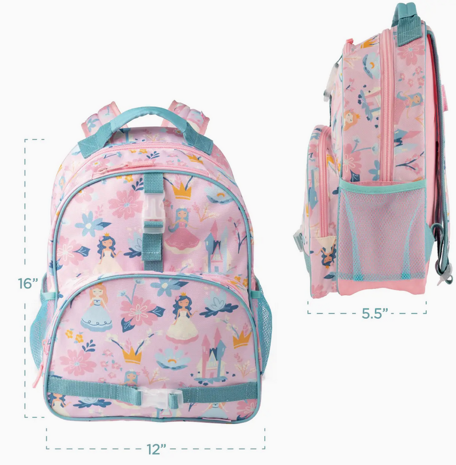 All Over Print Backpack | Turquoise Floral